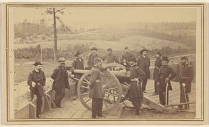 General Sherman & Staff Before Atlanta July 19, 1864 by Mathew B. Brady