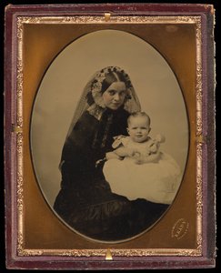 Portrait of a Woman and Child by Mathew B. Brady