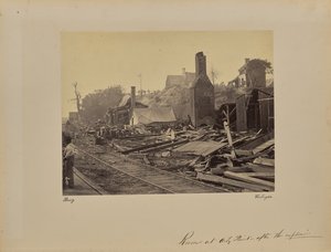 Ruins at City Point - After the Explosion