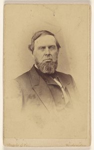 Unidentified Bearded Man, Printed in Vignette-Style by Mathew B. Brady