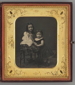 Untitled (Portrait of Two Girls) by Mathew B. Brady