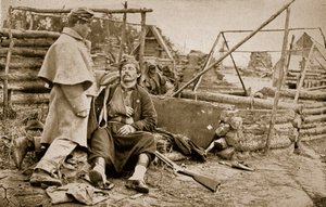 A Wounded Zouave by Mathew B. Brady