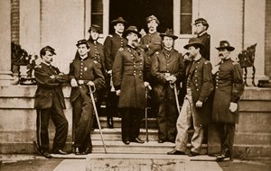 General O. B. Wilcox and Staff, 1861-65 by Mathew B. Brady
