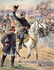 Major General Hooker at the Battle of Chancellorville, Virginia, 3rd May 1863 by Mathew B. Brady