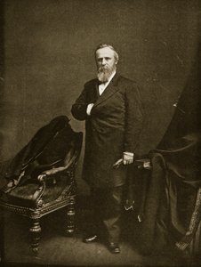 Rutherford B. Hayes before his inauguration as President, 1877 by Mathew B. Brady