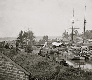 White House Landing on the Pamunkey, 1862