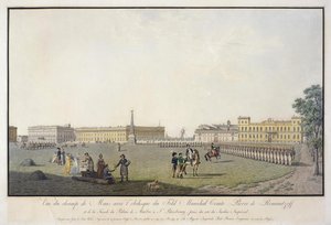 View of the Field of Mars and the Marble Palace in Saint Petersburg, 1804 by Mathias Gabriel Lory