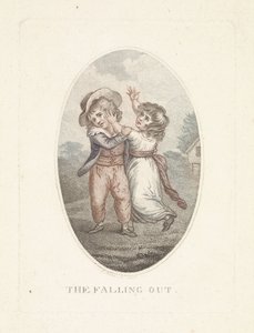 Boy and Girl Teasing Each Other