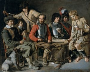 A quarrel, 1640 by Mathieu Le Nain