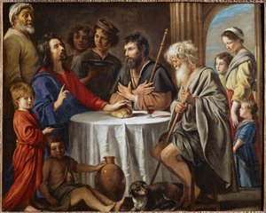 The Pilgrims of Emmaus by Mathieu Le Nain