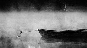 Misty Morning Boat by Mats Persson