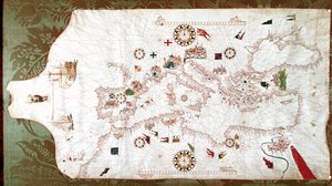 Map of the Mediterranean Sea