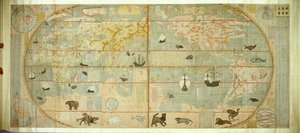 Map of the Myriad Countries of the World, 1602 by Matteo Ricci