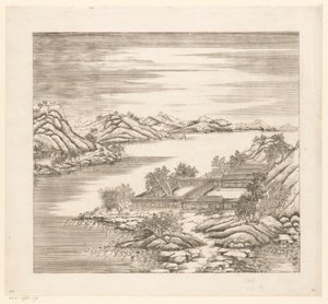 View of Part of the Imperial Summer Palace in Chengde (Jehol), China