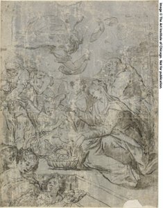 Nativity by Matteo Rosselli