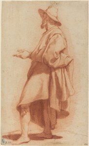 Standing Man Wearing a Cloak and Hat by Matteo Rosselli