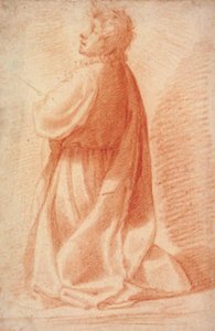 Young Man Kneeling in Profile to the Left by Matteo Rosselli