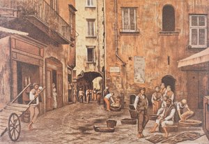 Piazzetta di Porto, Naples by Matteo Zampella