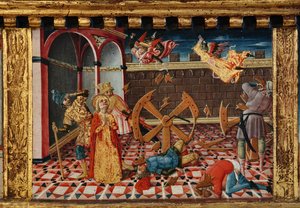 Madonna and Child with Saints James, Augustine, Bernardine and Margaret by Matteo di (c.1430 95) Giovanni