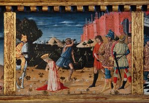Madonna and Child with Saints James, Augustine, Bernardine and Margaret, first decades of the 14th century by Matteo di (c.1430 95) Giovanni