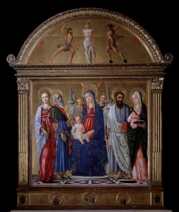 Virgin with Child and Saints by Matteo di Giovanni di Bartolo