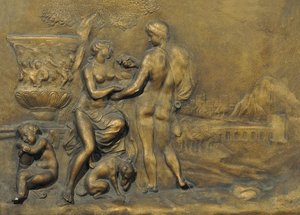 Venus and Adonis by Matthäus Donner