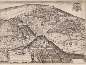 View of Frascati and Surroundings by Matthaus Greuter