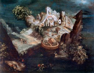 Anthropomorphic Landscape by Matthaus Merian
