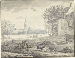 View of The Hague by Mattheus Verheyden
