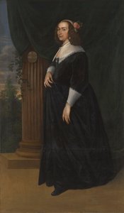 Maria Hartmansdr de Custer, Wife of Willem Kettingh by Mattheus Verheyden