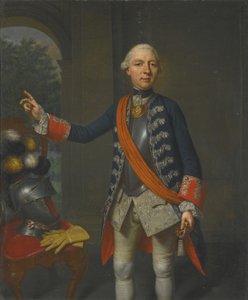 Portrait of Friedrich Wilhelm Ernst, Count of Schaumburg-Lippe 1724-1777, 1763 by Mattheus Verheyden