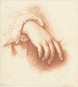 Study of a Right Hand by Mattheus Verheyden