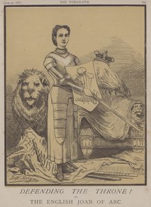 Defending the Throne! or, The English Joan of Arc by Matthew