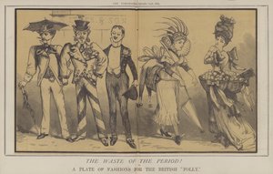 The Waste of the Period! or, A Plate of Fashions for the British Folly by Matthew