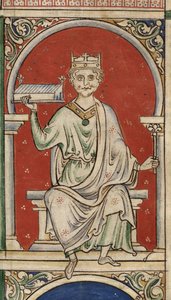 King William Rufus from the Historia Anglorum, Chronica Majora by Matthew Paris