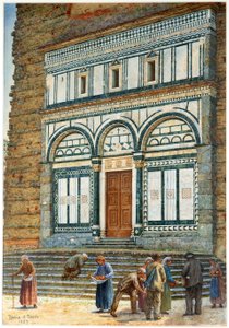 The Badia of Fiesole, Florence, Italy by Matthew Thomas Rooke
