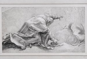 Saint Peter, the Apostle of the Transfiguration, side view by Matthias (after) Gruenewald