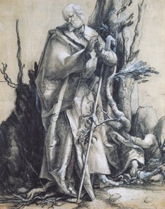 St John in the forest by Matthias (c.1480 1528) Grunewald