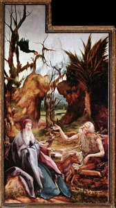 St Anthony the Great and St Paul in the Desert, Altarpiece of Issenheim
