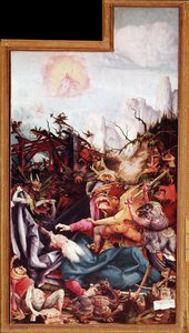 The Temptation of St Anthony the Great, Altarpiece of Issenheim by Matthias (c.1480 1528) Grunewald