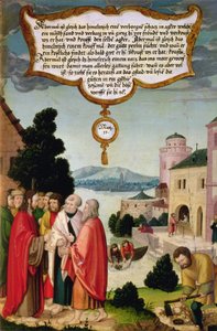 The Realm of Heaven is like a net, which was thrown into the sea and collected fish of every sort (Matthew 13) illustration of Christ