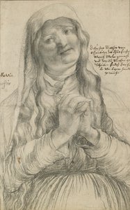 An Elderly Woman with Clasped Hands by Matthias Grünewald