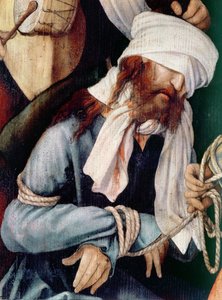 The Mocking of Christ (detail) by Matthias Grünewald