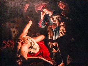 Death of Cato by Matthias Stom