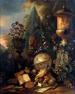 Vanitas. Still Life with a Vase, 17th or early 18th century by Matthias Withoos