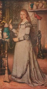 Girl with a Distaff, c1873 by Matthijs Maris