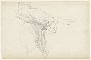 Study of a Lying Cat and a Girl