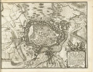 Siege of Mons, 1709 by Matthijs Pool (possibly)