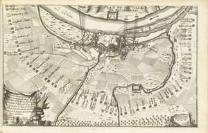Siege of Kaiserswerth, 1702 Plan of the City of Kaiserswerth by Matthijs Pool (possibly)