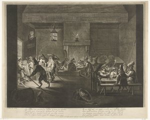 Waiting Room with Monkeys, ca. 1720 by Matthijs Pool